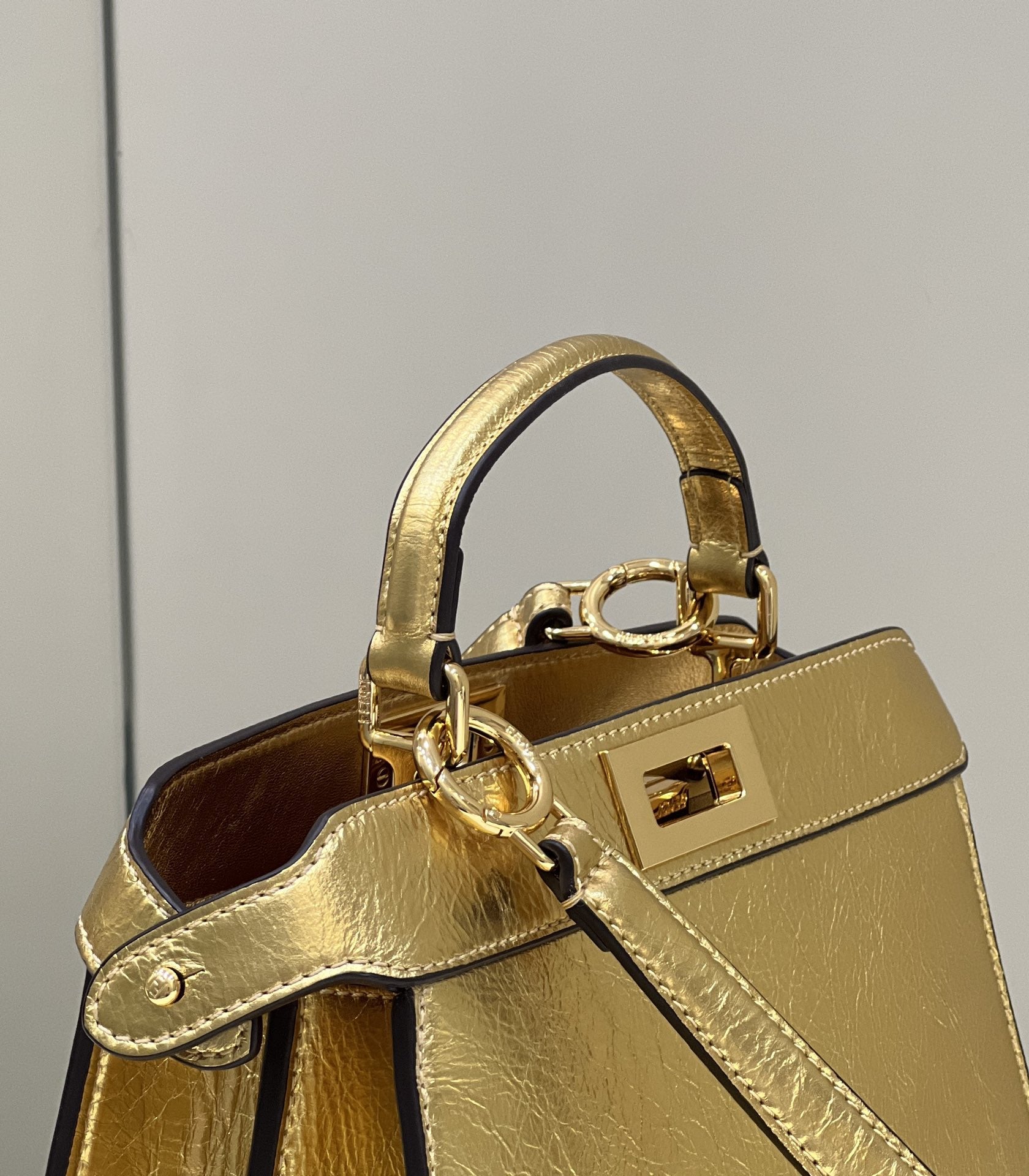 FI GlamI MeGLAMIum Gold Bag For Woman 33cm/13in