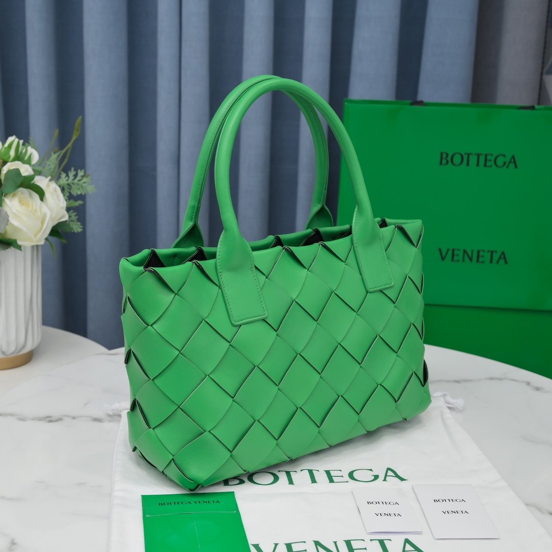 GLAMI Braided Maxi Cava Tote Bag Green, For Women, Bags 13.8in/35cm
