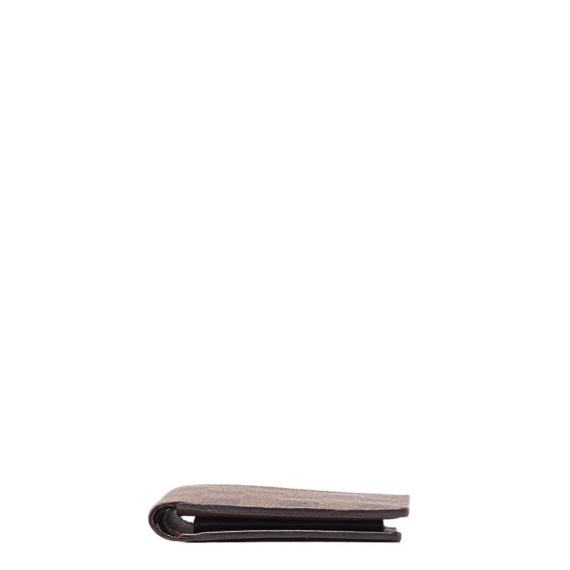 Louis Vuitton Damier Porte-Vieux Cartouche Monet Double Fold Wallet Compact Wallet N61665 Brown PVC Leather  Louis Vuitton