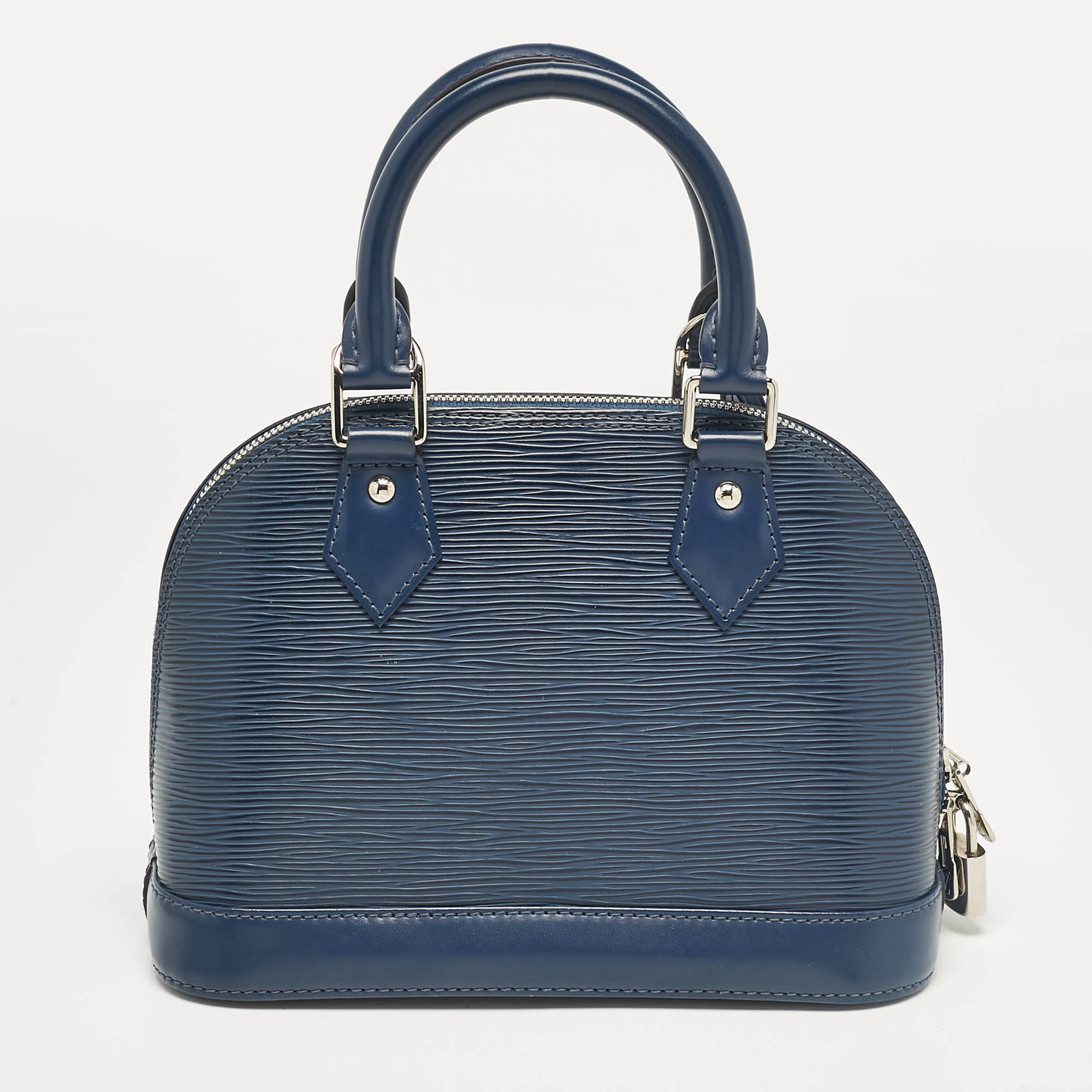 Louis Vuitton Indigo Epi Leather Alma Bb Bag..