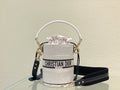 GLAMI Small Vibe Bucket Bag White, For Women, WomenÃ¢â‚¬â„¢s Handbags 5.5in/14cm CD