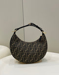 FI FIgraphy Small Brown For Women, Handbags, Shoulder Bags 11.4in/29cm 8BR798
