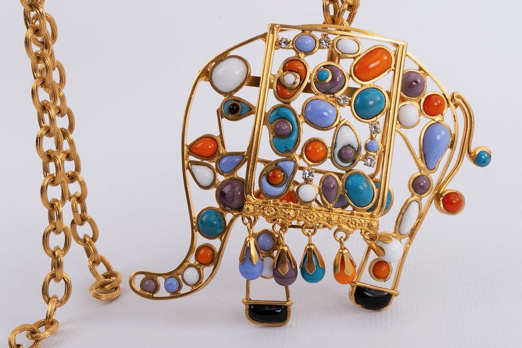 Collier ÃƒÆ’Ã‚Â©lÃƒÆ’Ã‚Â©phant Augustine