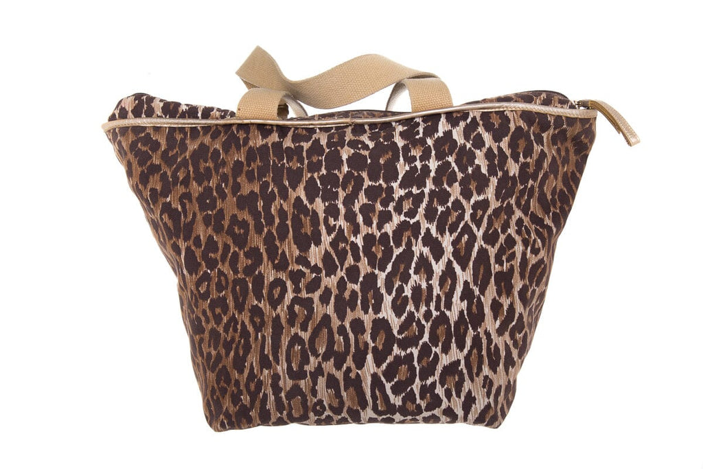 Dolce & Gabbana Canvas Leopard Tote Handbag