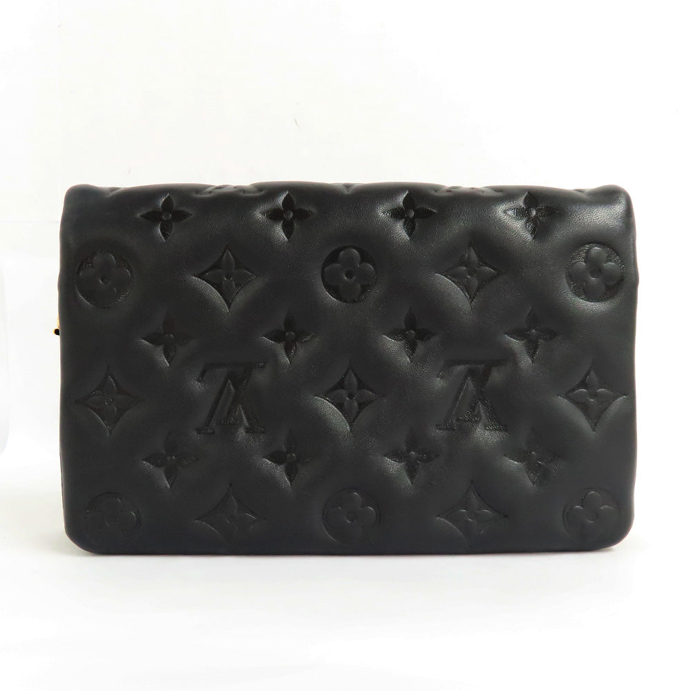 Louis Vuitton M80742 Monogram Embos Chain Shoulder Bag 2WAY Backpack Noir Black G  Lambskin