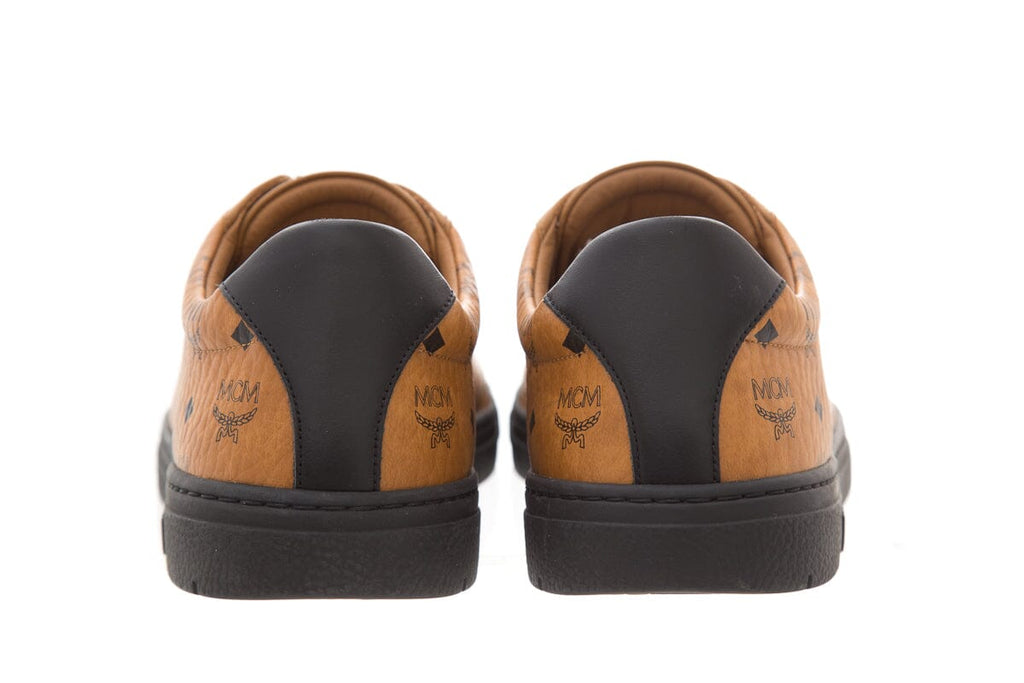 MCM Monogram Leather Sneakers SZ 41