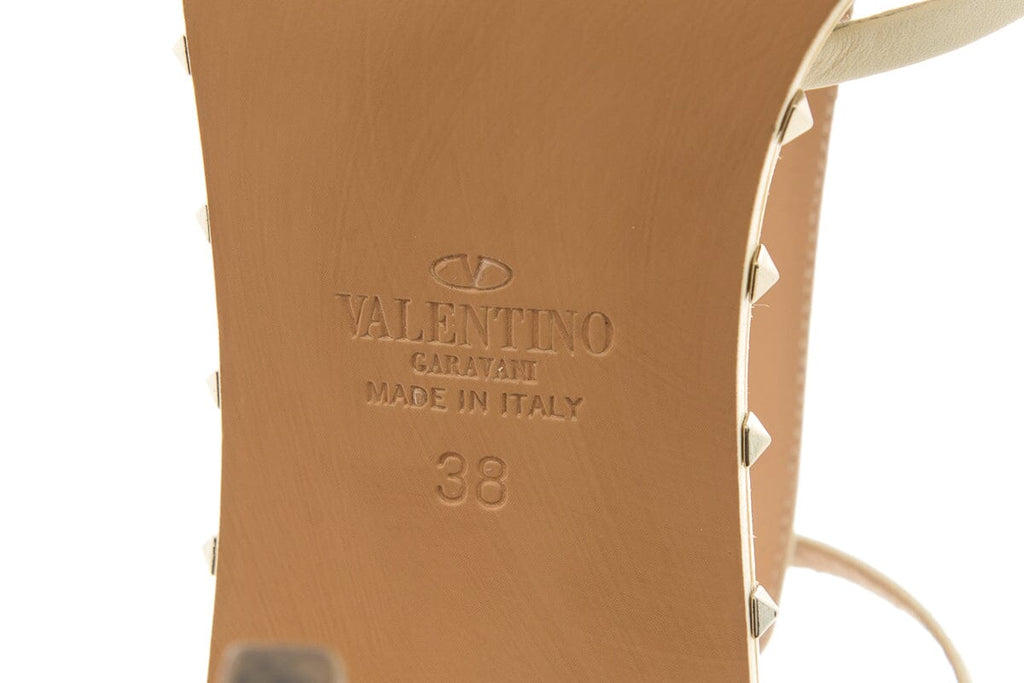 Valentino Garavani Rockstud Beige Heels SZ 38
