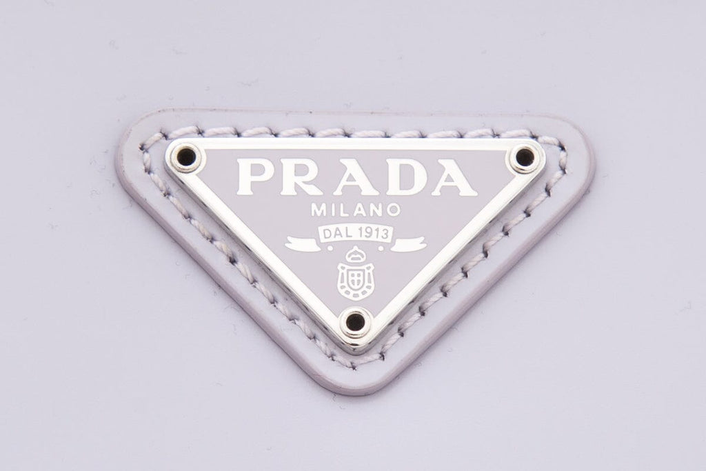 Prada Lilac Cleo Brushed Leather Handbag
