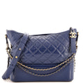 CHANEL Gabrielle Hobo Quilted Goatskin and Patent Medium