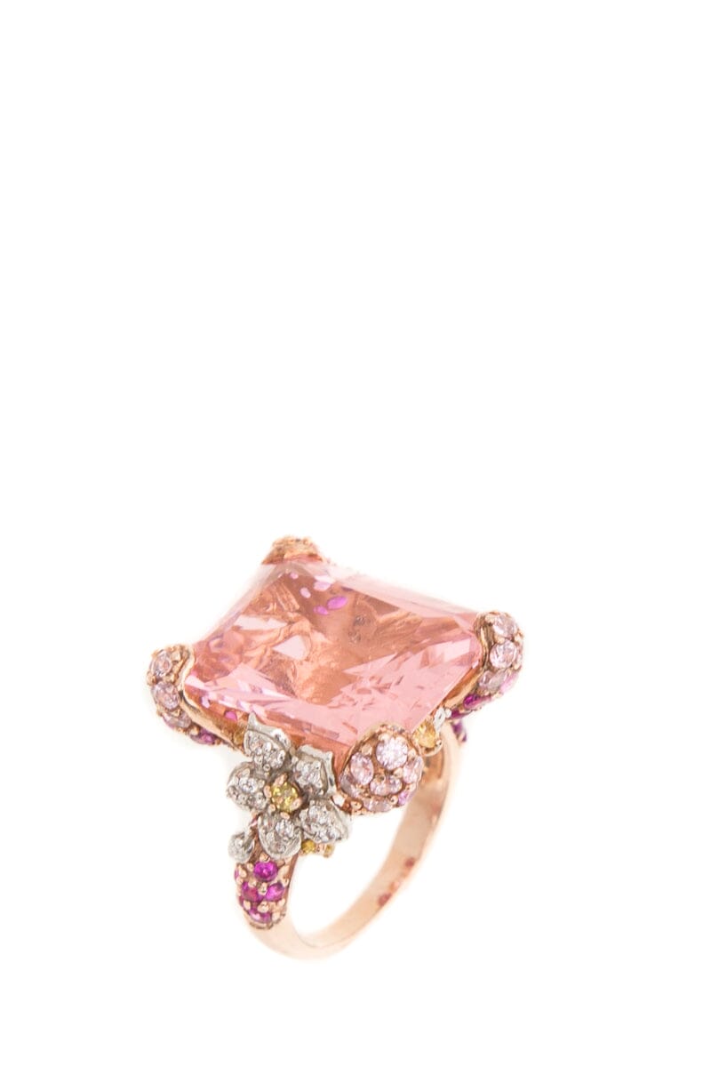 Anabele Chan Pink 18K Rose Gold, White Gold & Rhodium Vermeil Ring