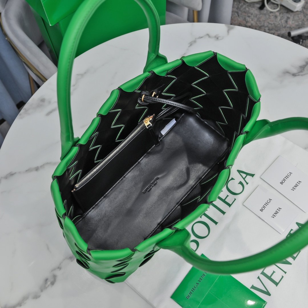 GLAMI Braided Maxi Cava Tote Bag Green, For Women, Bags 13.8in/35cm