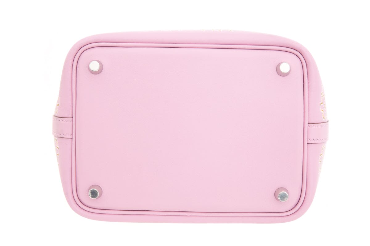 HermÃƒÆ’Ã‚Â¨s 2022 Lucky Daisy Pink Picotin 18cm Handle Bag