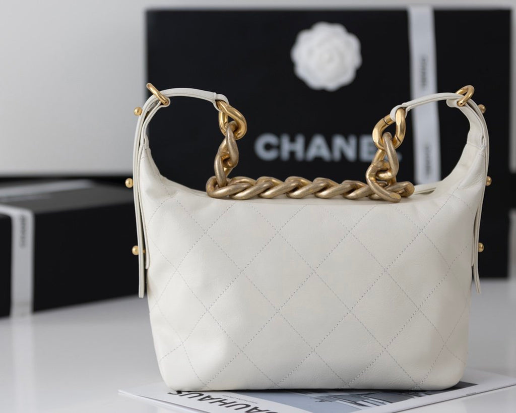 CHLMedium Hobo Bag White For Women 11in/28cm