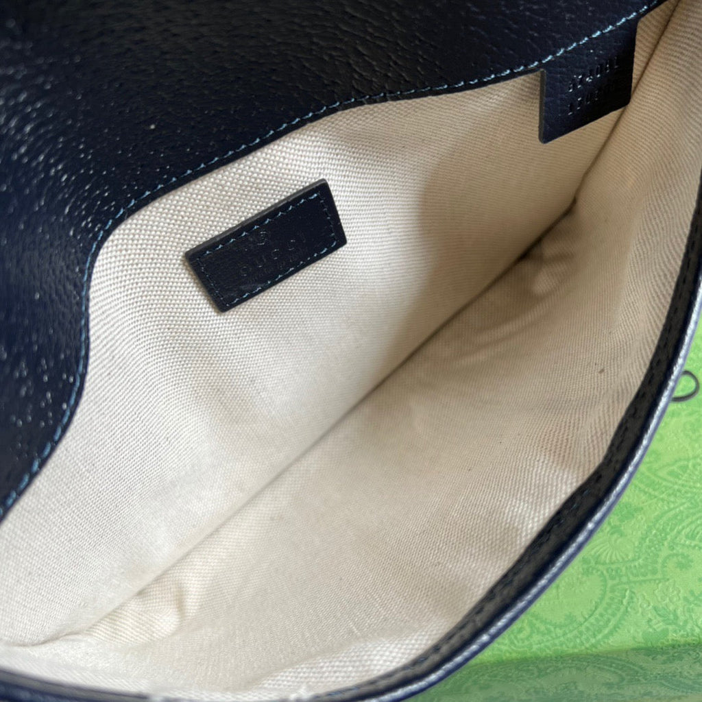 Glami OphiGLAMIa Belt Bag Beige And Blue Glami Supreme Canvas For MenÃ‚Â  8.7in/22cm Glami 674081 96IWN 4076