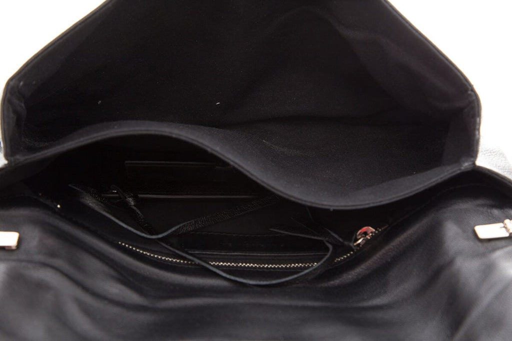 Balenciaga Black Edge Envelope Leather Cross-Body