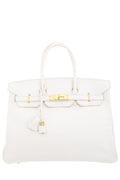 HermÃƒÆ’Ã‚Â¨s 2009 White 35CM Birkin Handbag