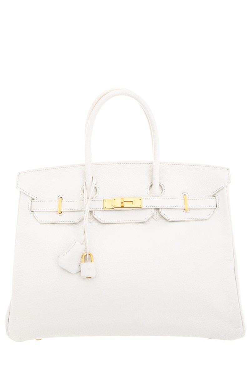 HermÃƒÆ’Ã‚Â¨s 2009 White 35CM Birkin Handbag