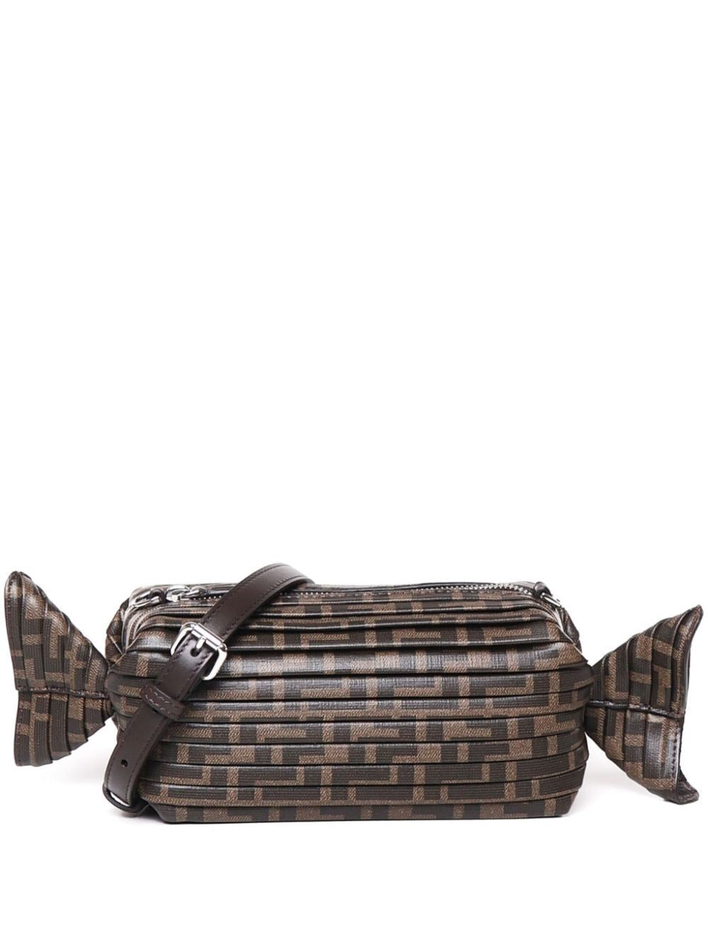 Fendi Men Ff Canvas Caramella Bag