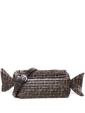 Fendi Men Ff Canvas Caramella Bag