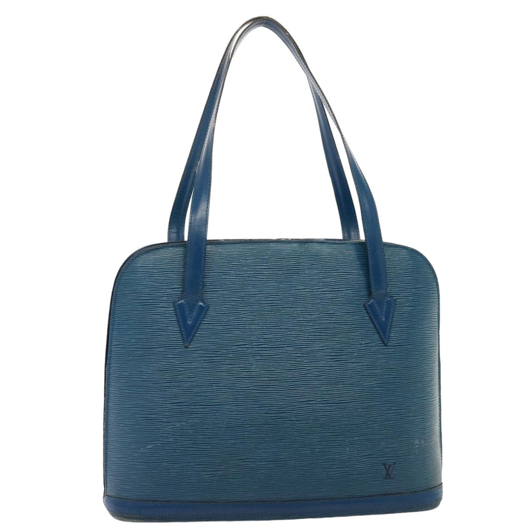 Louis Vuitton Epi Lussac Shoulder Bag Blue