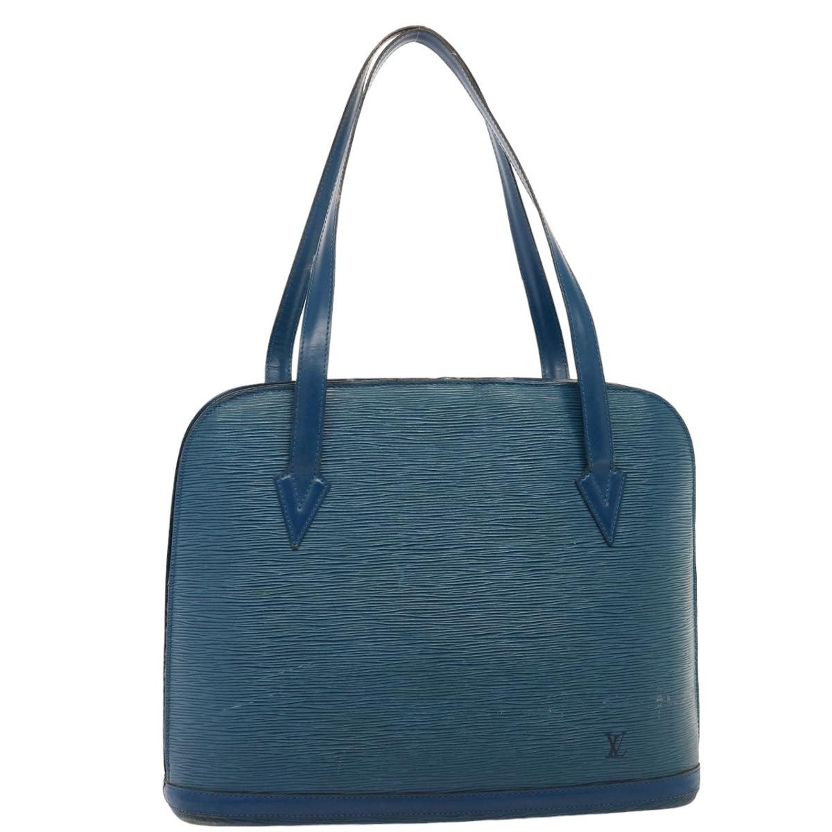 Louis Vuitton Epi Lussac Shoulder Bag Blue