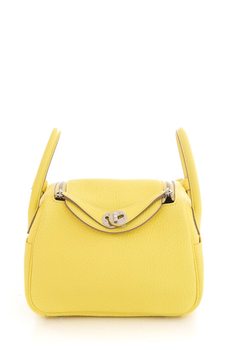 HermÃƒÆ’Ã‚Â¨s 2022 Yellow Mini (20) Lindy Handbag