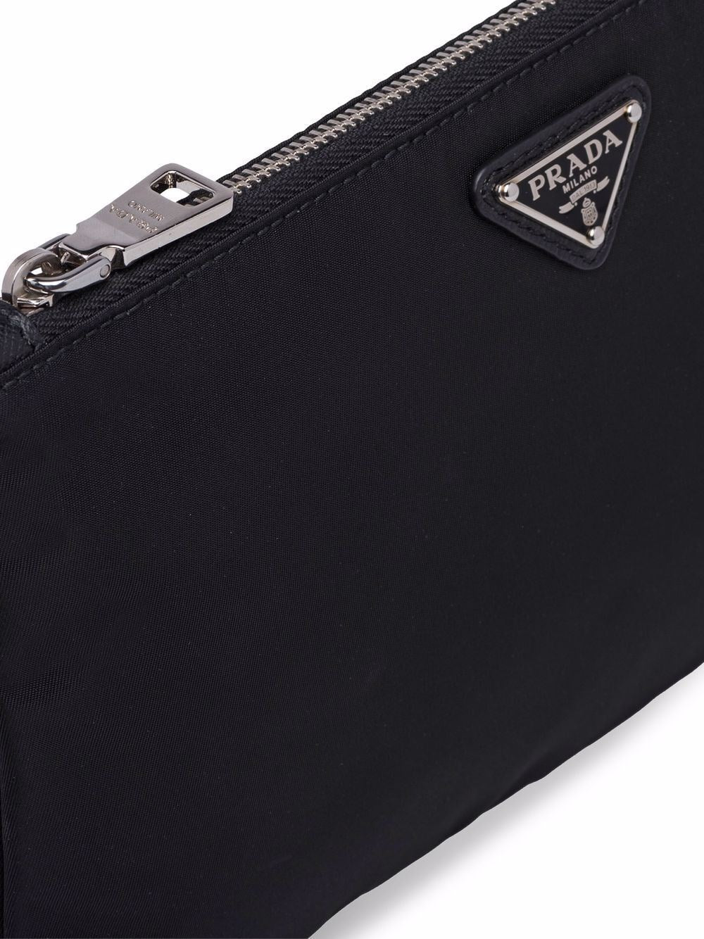 Prada Men Re-Nylon And Saffiano Leather Pouch