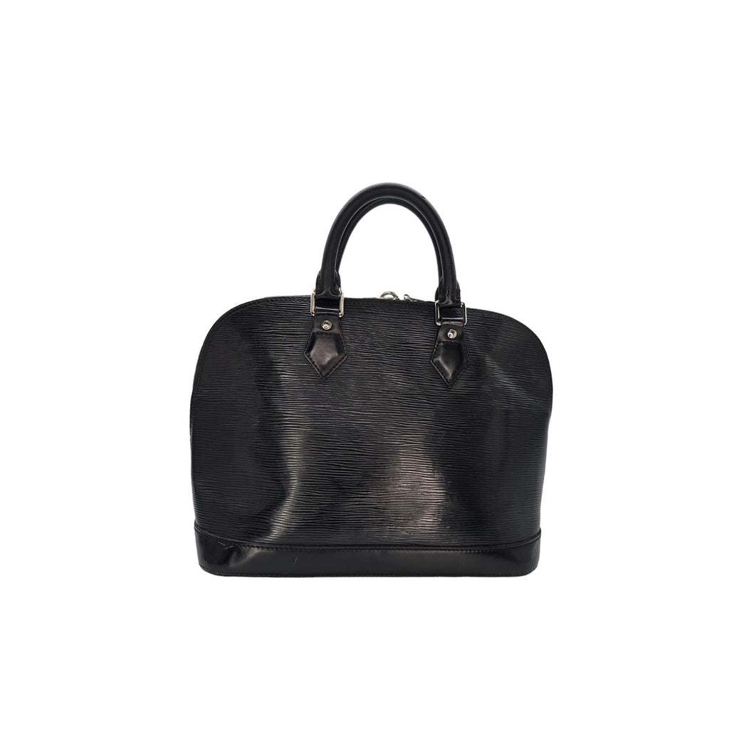 Louis Vuitton 2006 Black EPI Alma PM Satchel