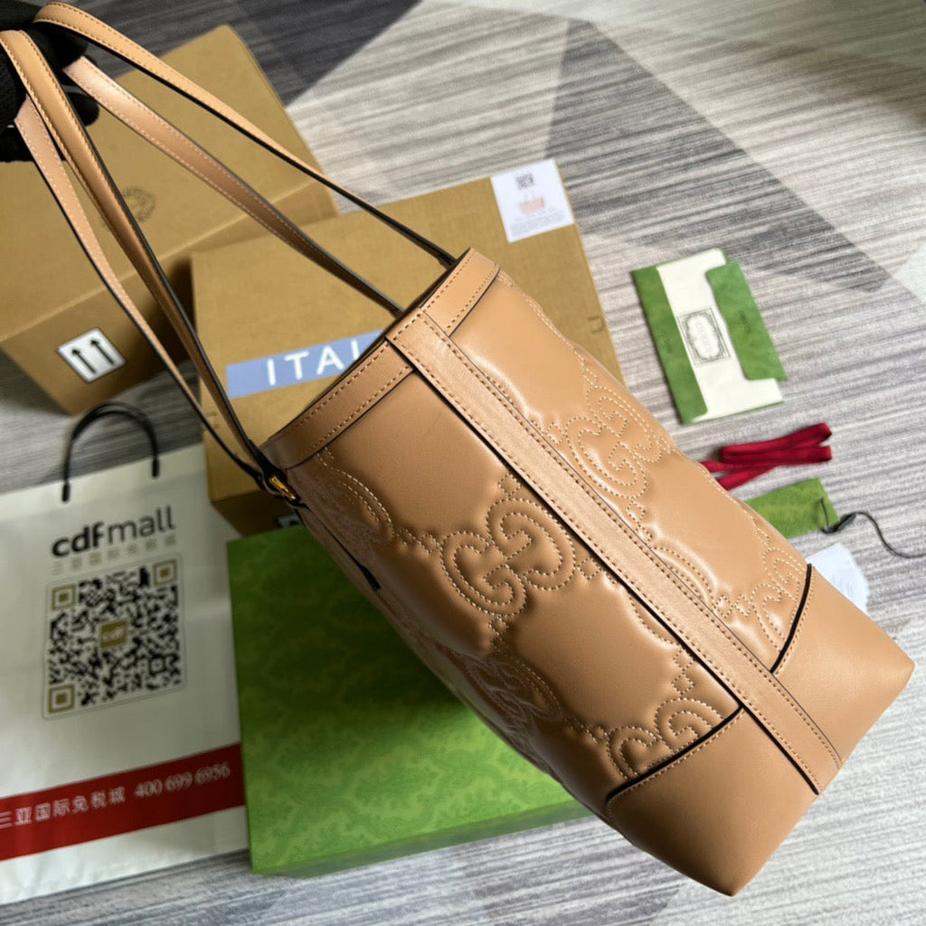 gg Medium Tote Beige For Women, Women’s Bags 15in/38cm gg ‎631685 UM8IG 9500