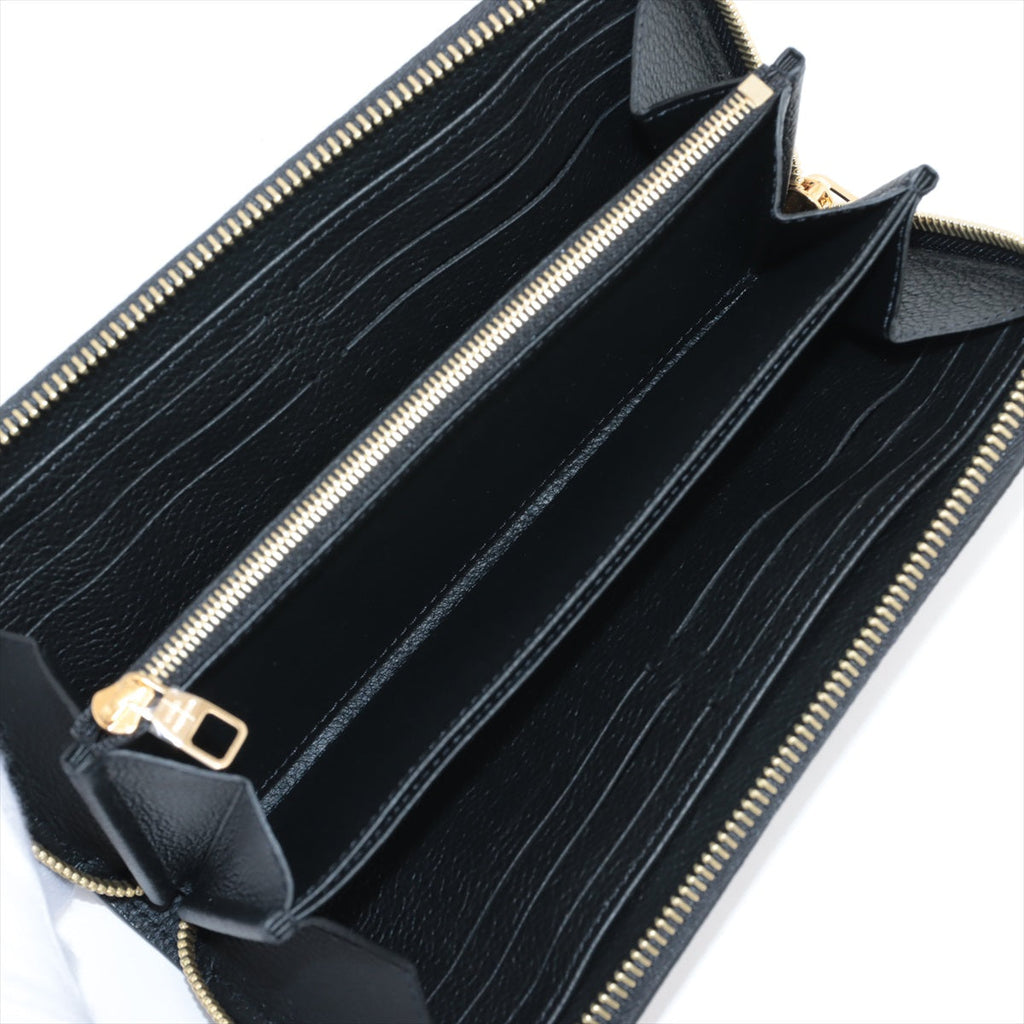 Louis Vuitton Bi-Color Monogram Implant Zippyr Wallet M80481 Noneir Round Zipper Wallet