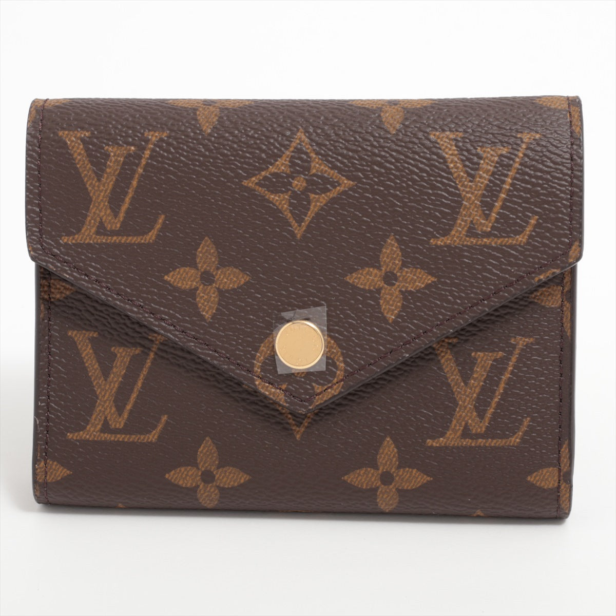 Louis Vuitton Monogram Portefolio Victoria M62472 Brown Compact Wallet