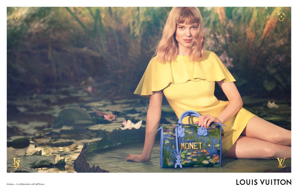 Sac "Monet" Louis Vuitton x Jeff Koons