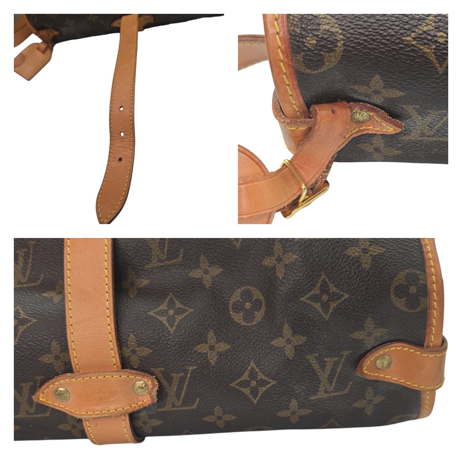 Louis Vuitton Vintage Monogram Saumur Bag