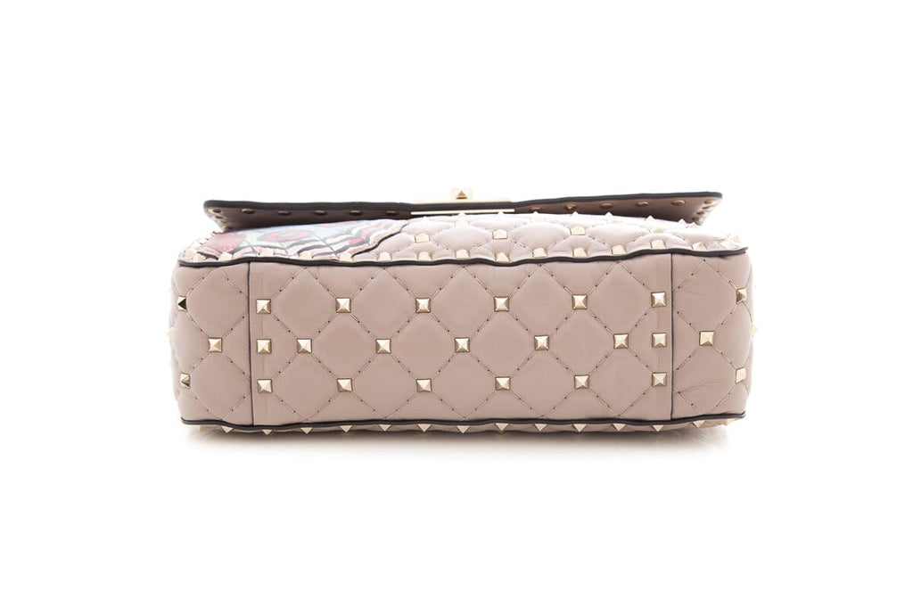 Valentino Blush Rockstud Spike Handbag