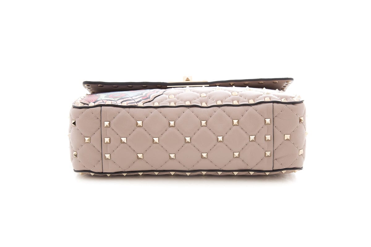 Valentino Blush Rockstud Spike Handbag
