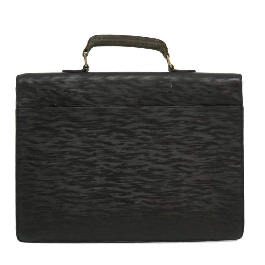 Louis Vuitton Epi Serviette Ambassador Business Bag Black