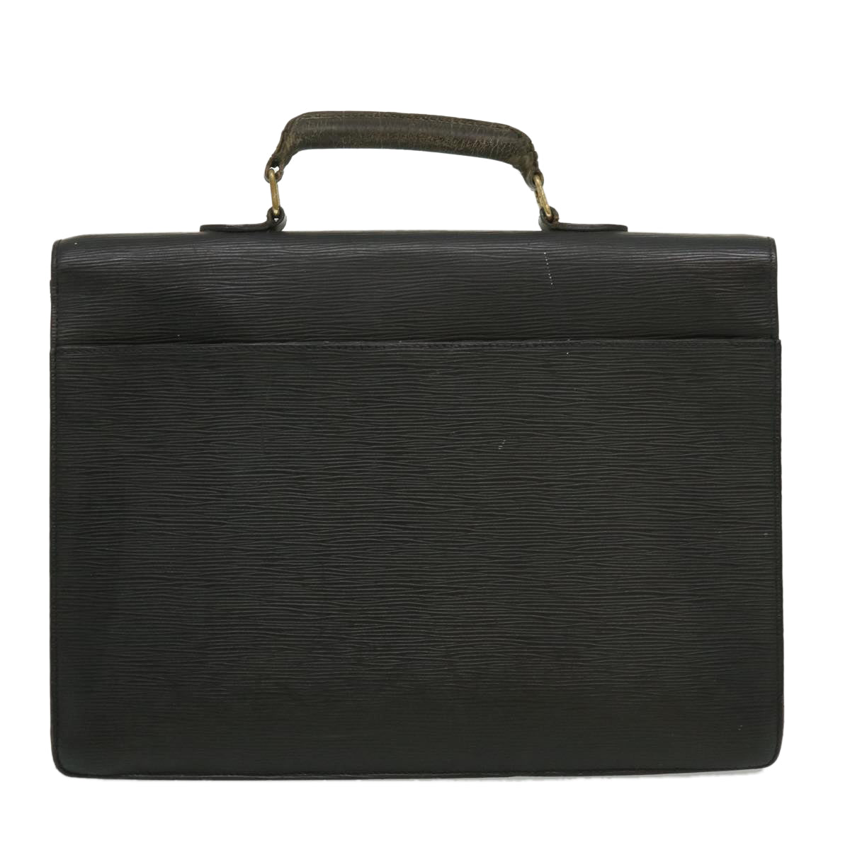 Louis Vuitton Epi Serviette Ambassador Business Bag Black