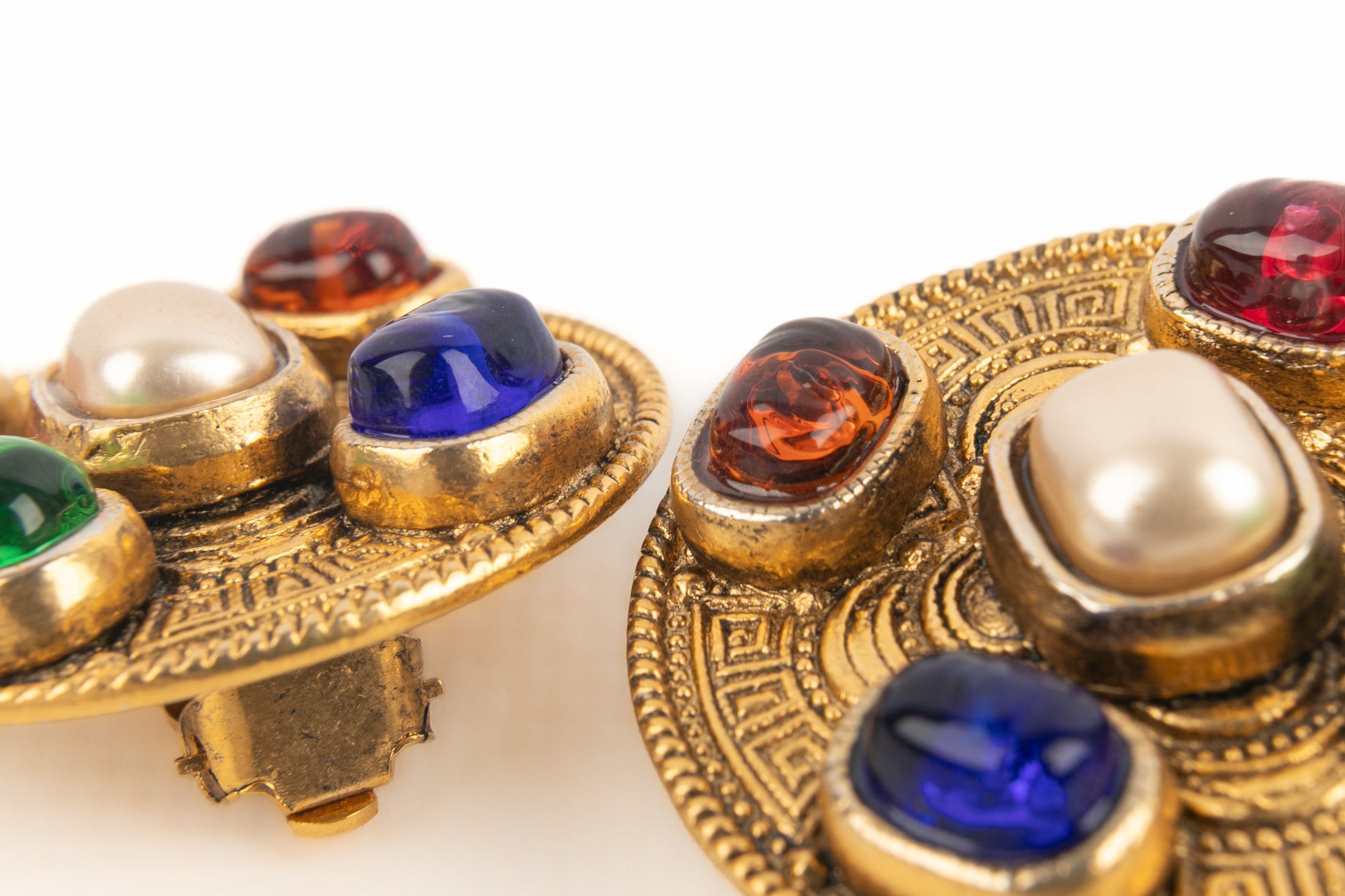 Boucles d'oreilles byzantines Chanel