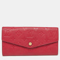 Louis Vuitton Jaipur Monogram Empreinte Leather Curieuse Wallet