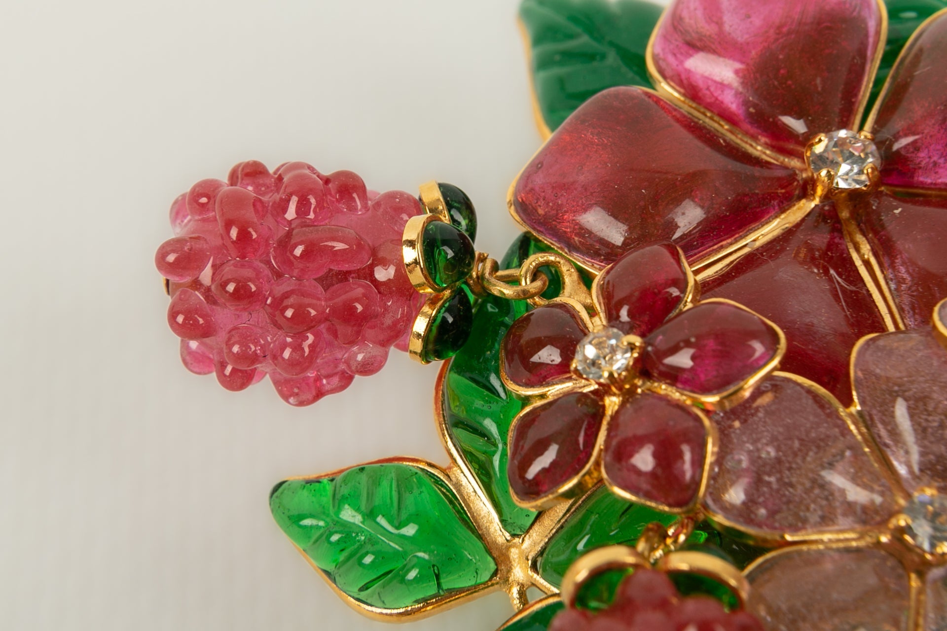 Broche framboises Augustine
