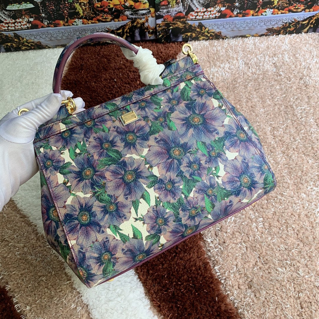 GLAMI MeGLAMIum Sicily Handbag Unique Print Motifs Muticolour For Women 10.2in/26cm GLAMI