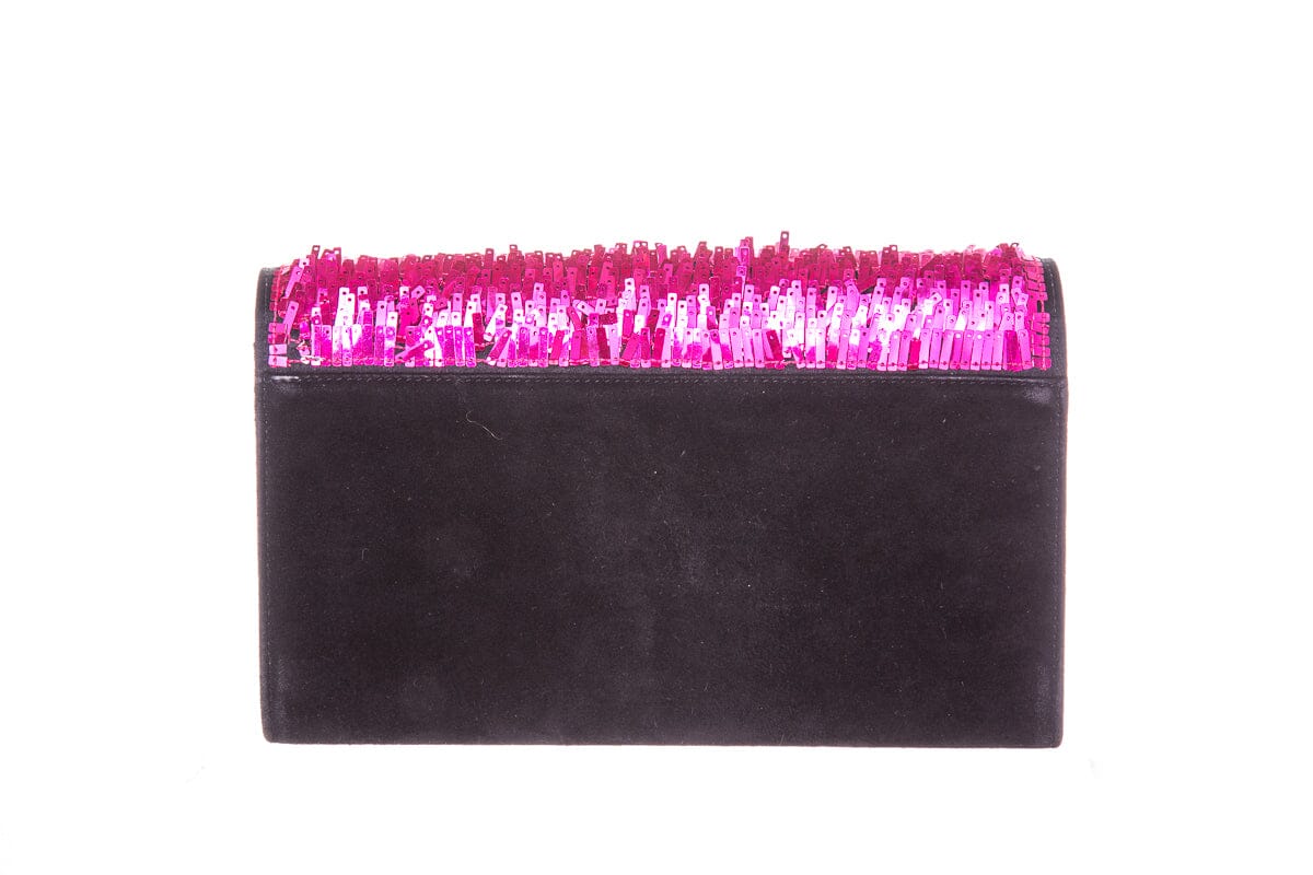 Saint Laurent KATE Pink Sequin Cross-Body