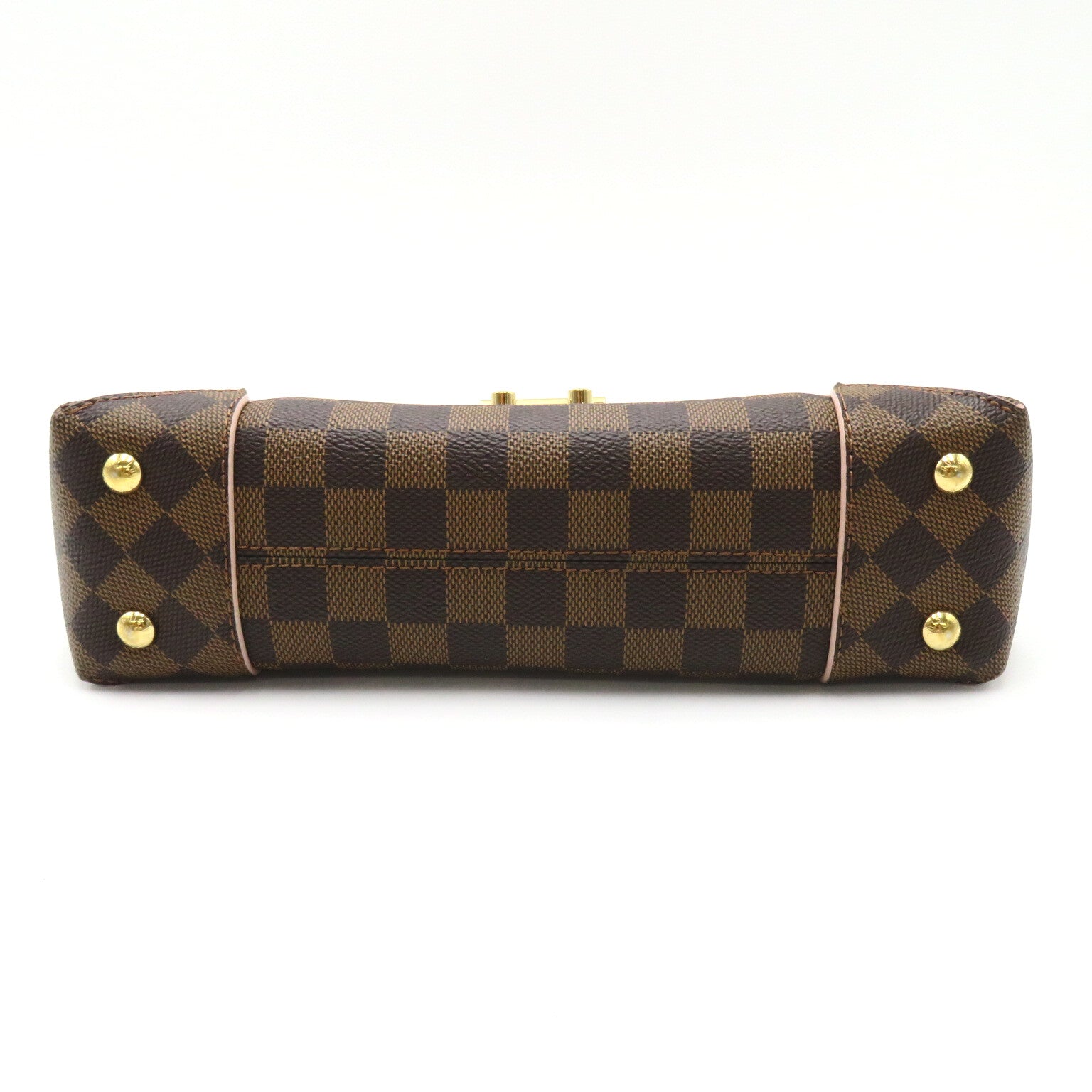 Louis Vuitton Case Clutch Shoulder Bag PVC Coated Canvas Damier  Brown/Pink N41597