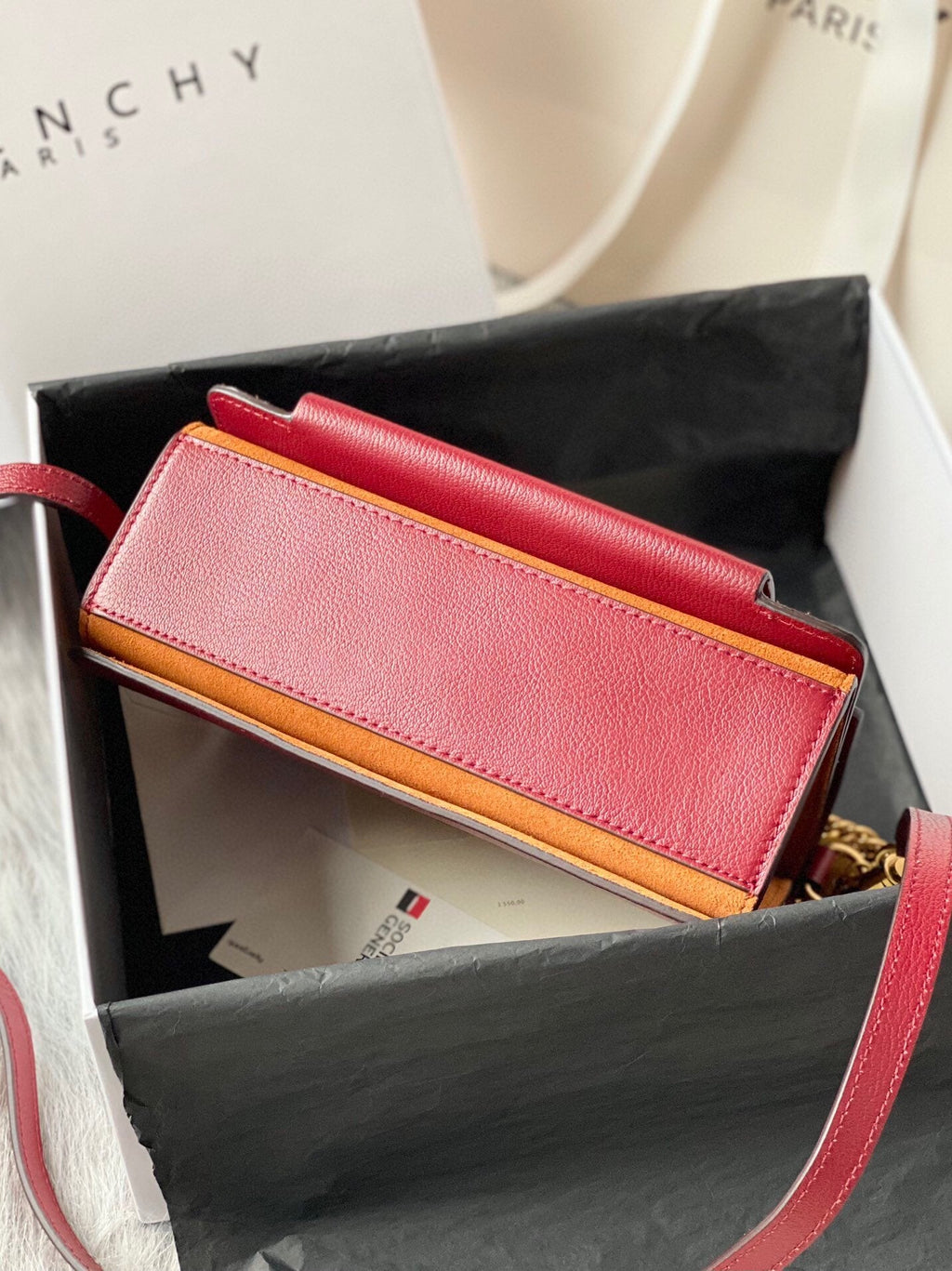 gv GV3 Bag Caramel Brown/ Red For Women, Handbags, Shoulder Bags 11.4in/29cm GVC