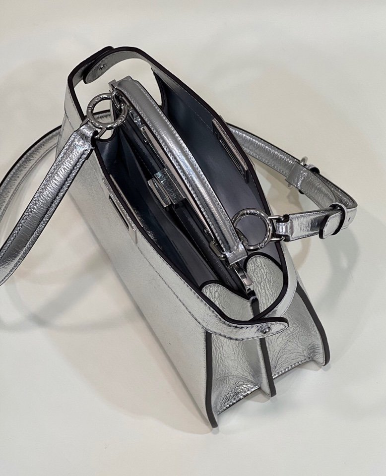 FI GlamI MeGLAMIum Silver Bag For Woman 33cm/13in
