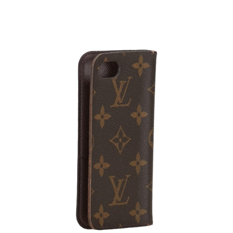 Louis Vuitton Monogram Folio iPhone 7 iPhone Case M61905 Brown PVC  Louis Vuitton