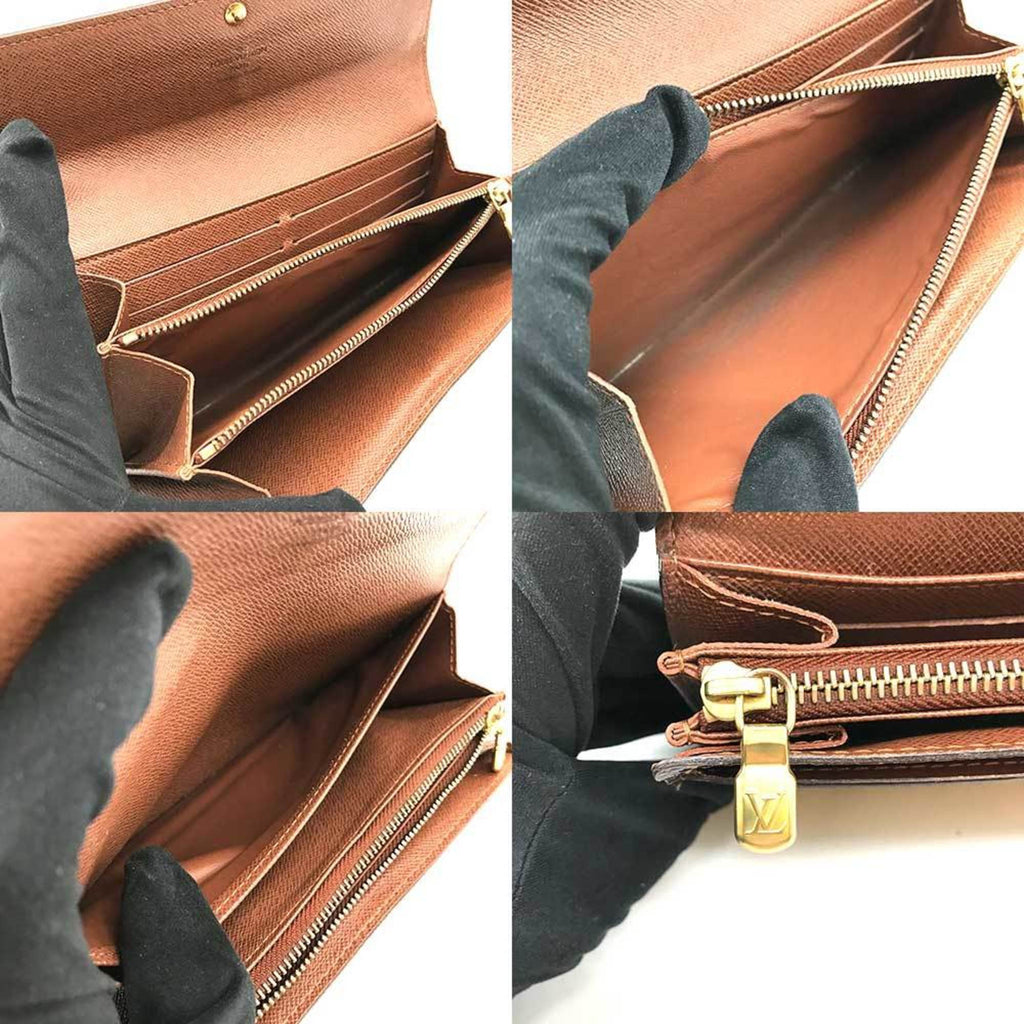 Louis Vuitton Sarah  Canvas Wallet  ()