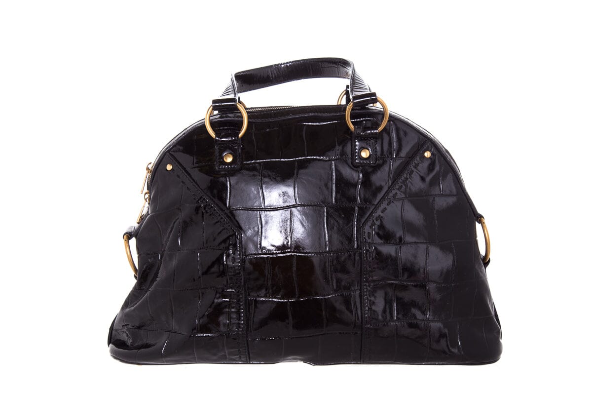 YSL Vintage Black patent Handbag