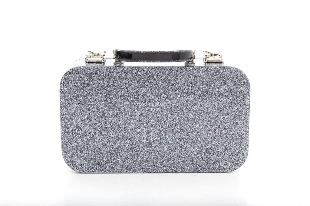Urania Gazelli Silver Glitter Travel Case