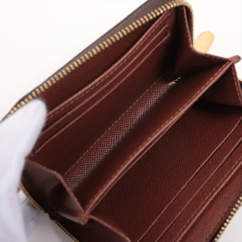 Louis Vuitton Monogram Zippyr Coin Pass M60067 Brown Coin Case